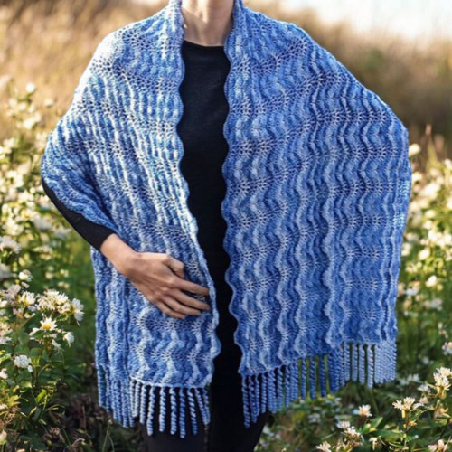 Háčkovaný šátek Monika