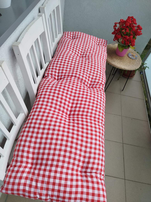PODSEDÁKY na lavici, houpačku 42 x 100 cm