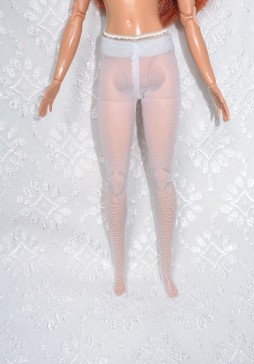 Punčocháče pro Barbie - bílé — foto 1