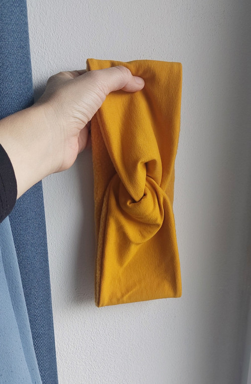 Zimní čelenka obvod hlavy 52 - 56 cm