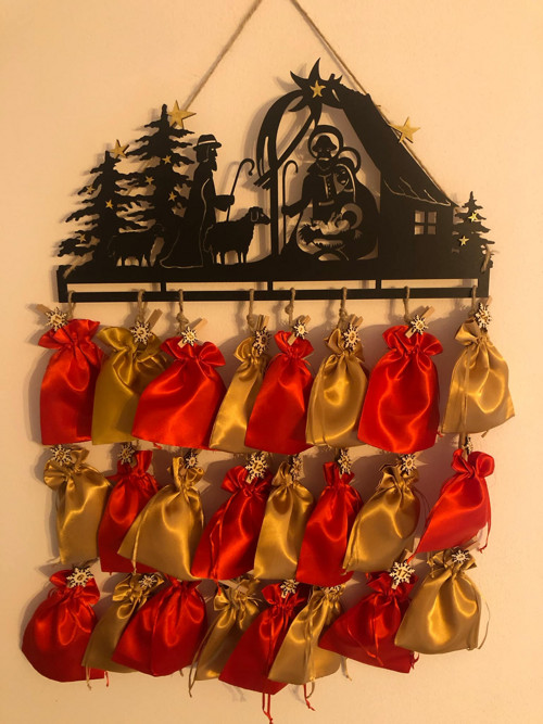 Adventní kalendář betlém