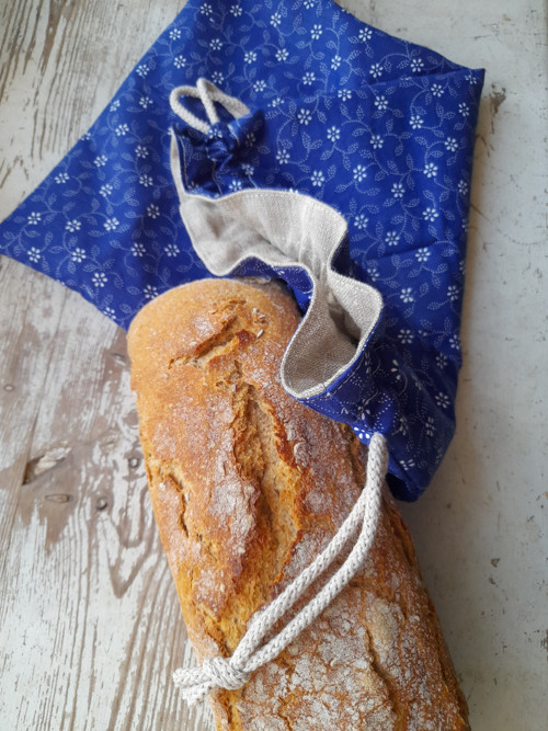 Chlebovka-pytlík na chléb-velký-kytičky