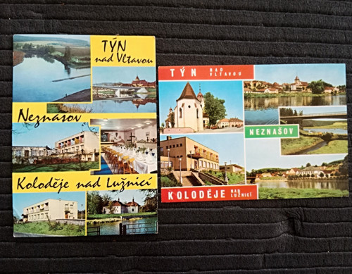 Týn nad Vltavou - 2x pohled