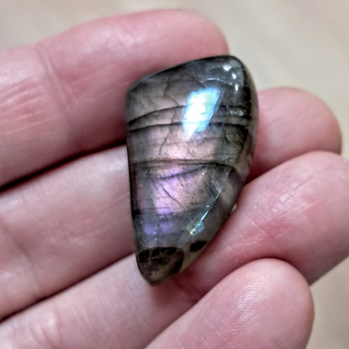 Labradorit, ID 4390, 26x15 mm - výprodej