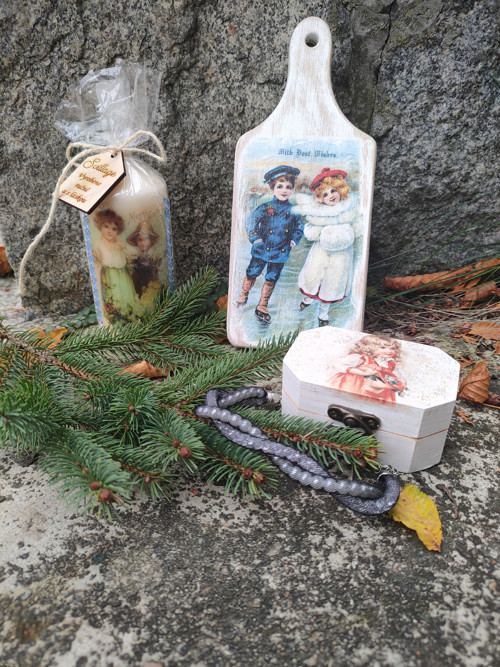 Dárková vintage sada Za starých časů