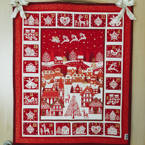 Adventní kalendář - zimní vesnička