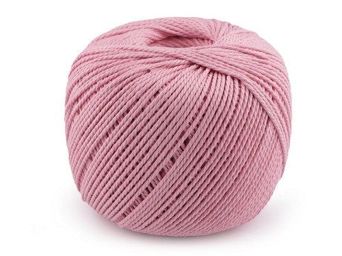 Bavlněná příze macrame 2 mm (500g) - růžová