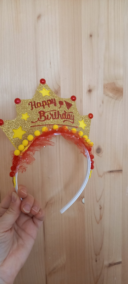 ČELENKA DO VLASŮ - Happy Birthday