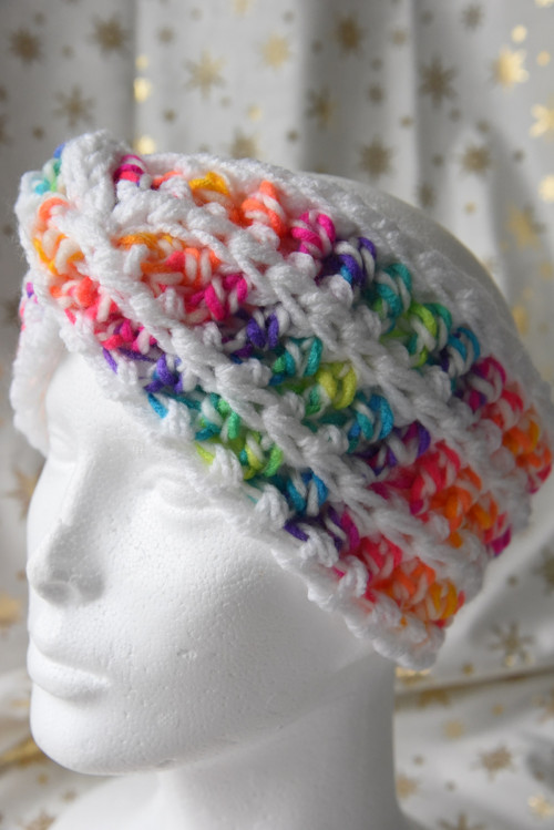 Čelenka Twist ombré - pestrá * neon barvy
