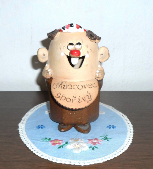 Keramická POKLADNIČKA Mincovec Spořivý
