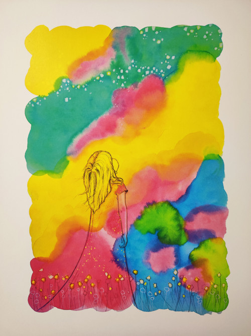 Tisk autorské kresby 30 x 40 cm