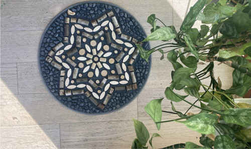 Senzomotorický kruhový koberec My Mandala 2