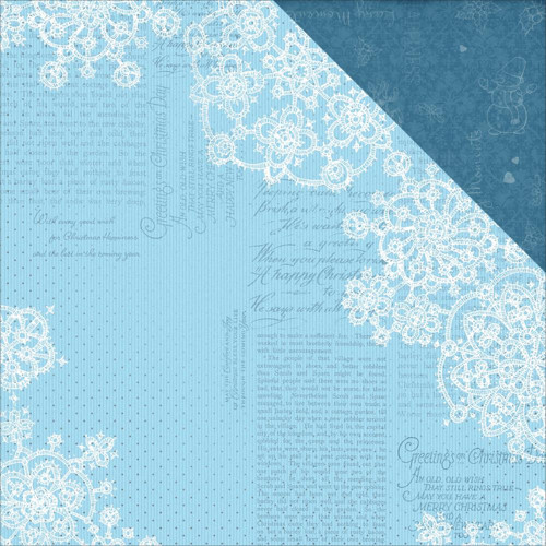 Oboustranný papír - Snowflakes