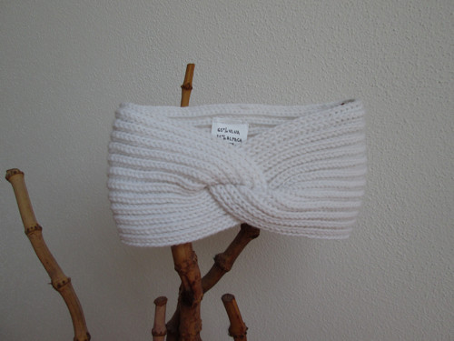 Čelenka vlna/alpaca - bílá — foto 1
