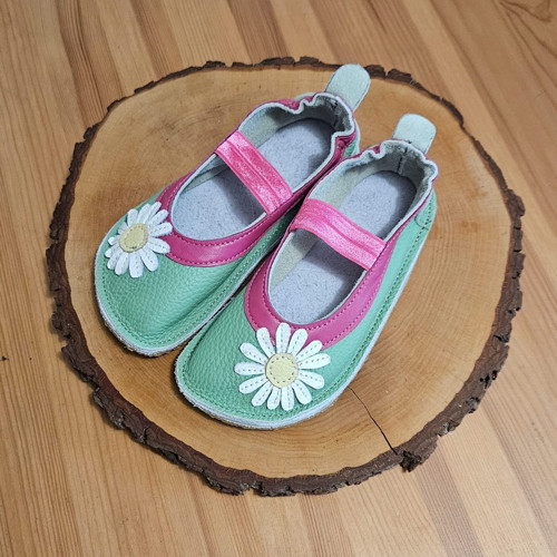 Kožené barefoot baleriny 18,5 cm