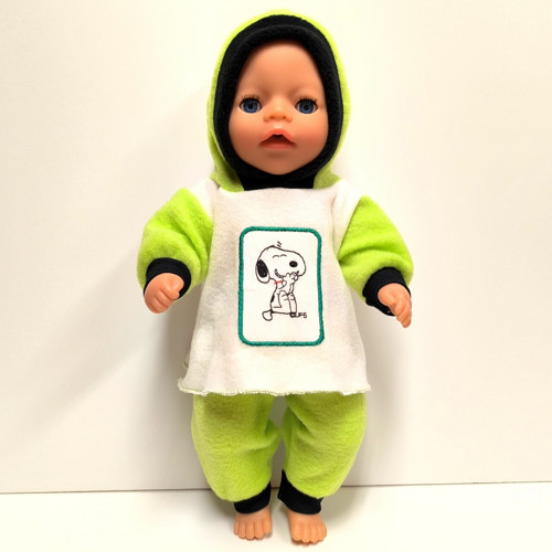 Flísová Souprava Pro Panenku Baby Born 34 až 36 cm