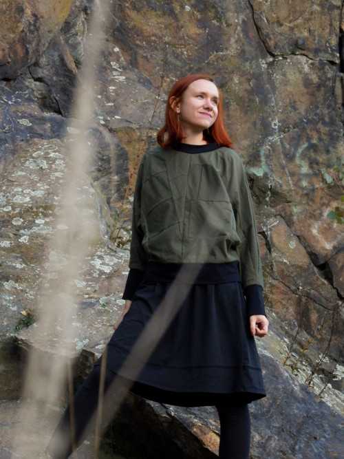 Mikina Upcycled Autumn — foto 1