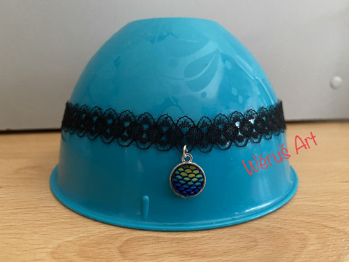 Krajkový choker šupina — foto 1