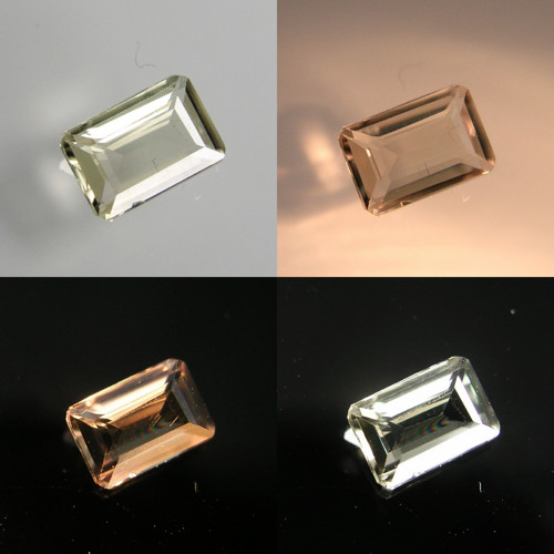 Broušený Diaspor-"Zultanit", 0,54 ct., 6x4x2,1 mm