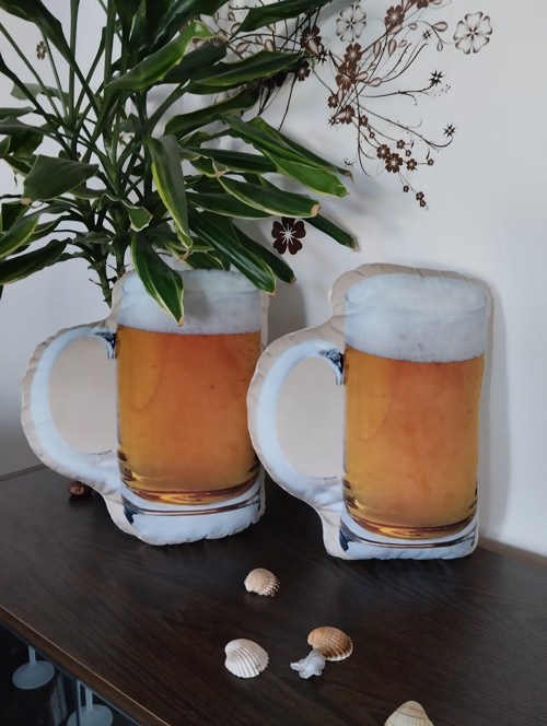 Píívo - dekorativní 3D polštář pivo
