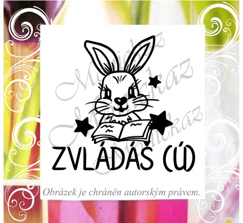 Zvládáš (Ú), zajíček 2128. Razítko.