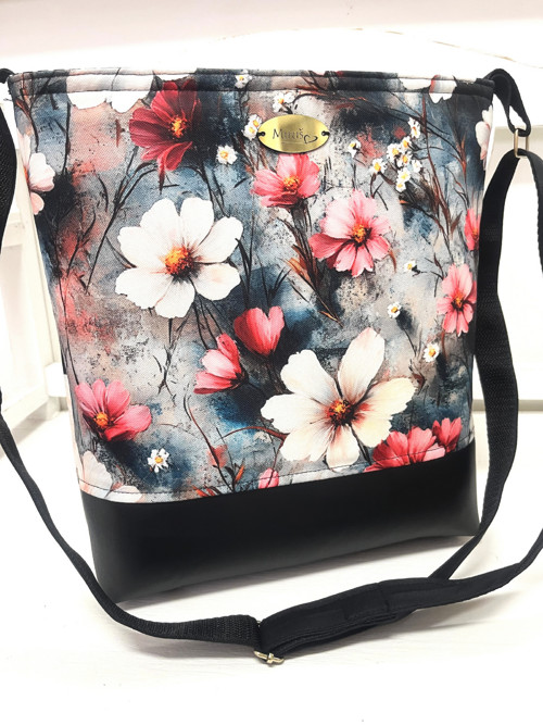 Kabelka - crossbody - květy