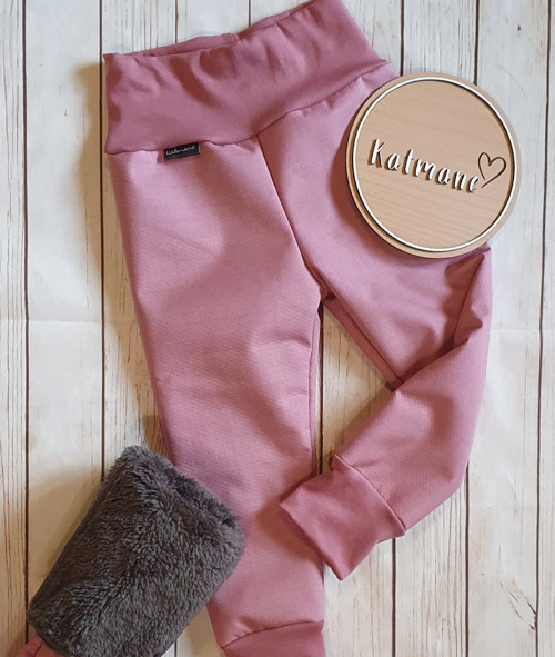 Softshellové kalhoty s BERÁNKEM -starorůžová — foto 1