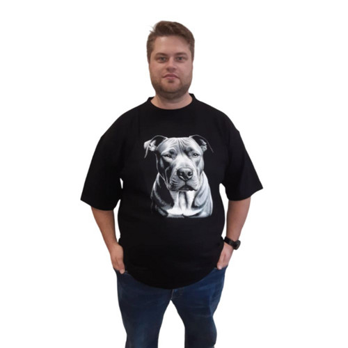 Pánské tričko Pitbull, černé, vel. XL