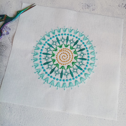 Mandala na látce JEDINÝ KUS