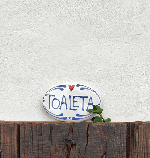 Cedulka Na Dveře Toaleta