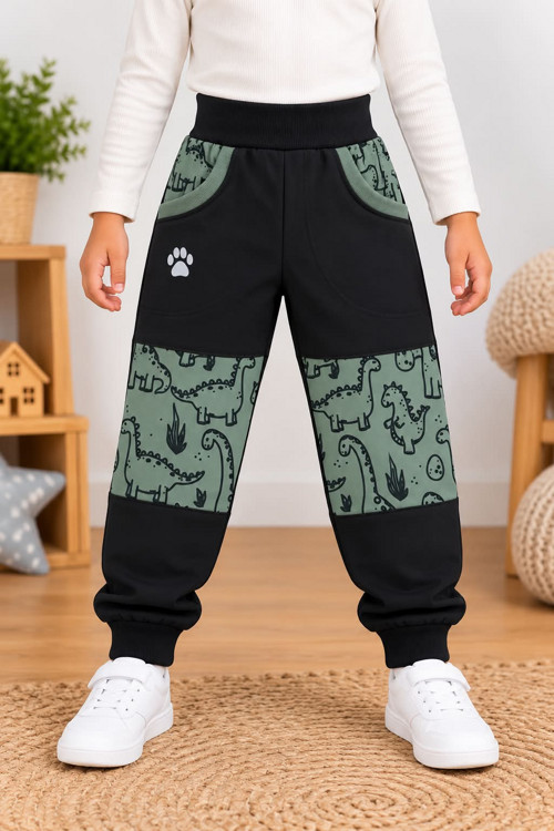 Softshellové kalhoty 134/140 dinosauři