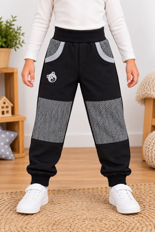 Softshellové kalhoty 98/104 černé