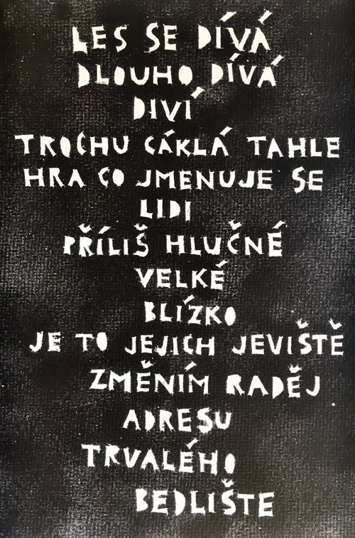 Trvalé bedliště - textový obrázek