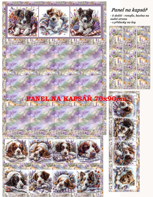 Panel na kapsář bavlna
