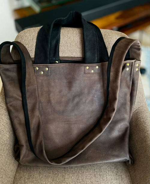 Dámská handmade kabela Káva