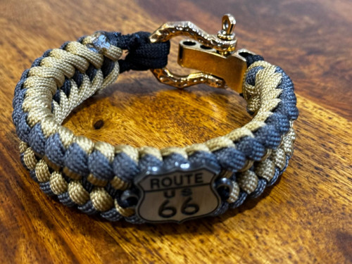 Pánský náramek paracord Route 66 — foto 1