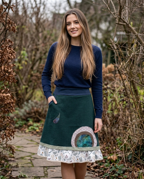 MECHOVÁ (M/L) - teplá sukně