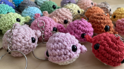 Velrybka - klíčenka