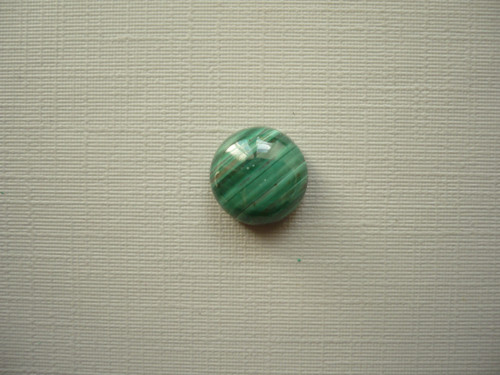 Kabošon - malachit 10 mm, č.29Df — foto 1