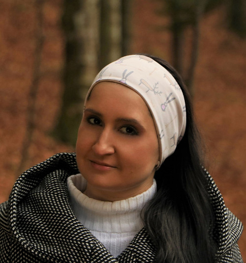 Úpletová čelenka zajac a sob