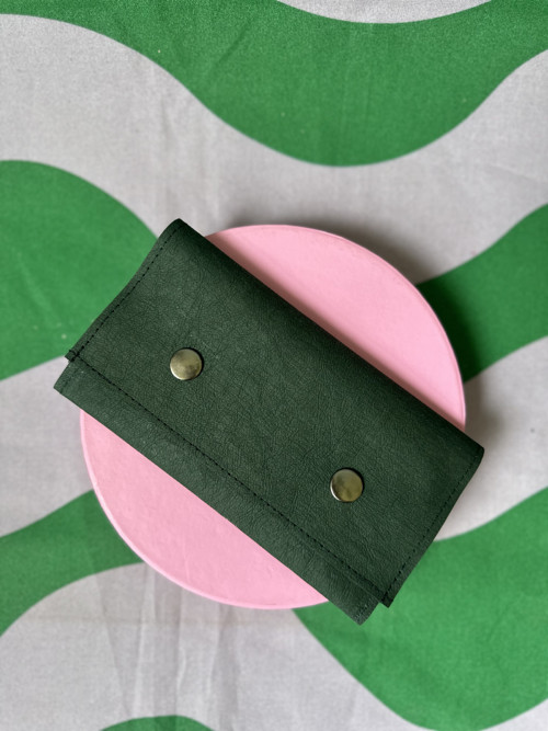 Papírová peněženka // green matte