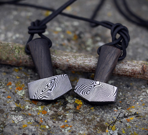 Mjölnir - Thorovo kladivo s dřevěnou rukojetí