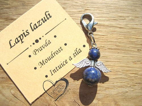 Přívěsek - Anděl - Lapis Lazuli