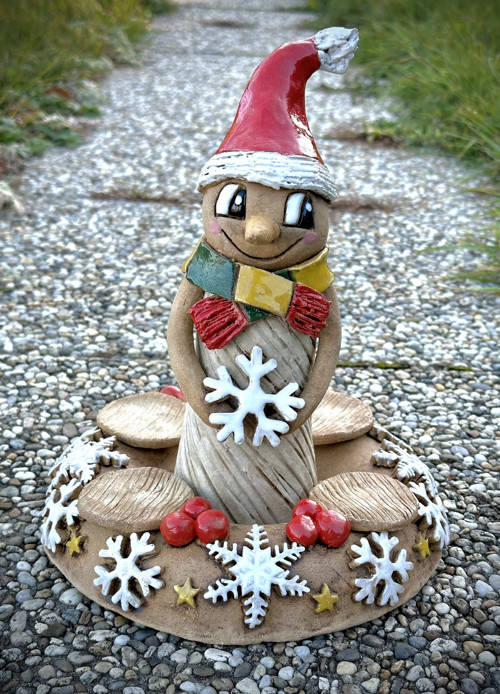 Keramický adventní svícen — foto 1