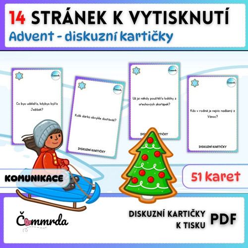 Advent - diskuzní kartičky (PDF k tisku) — foto 1