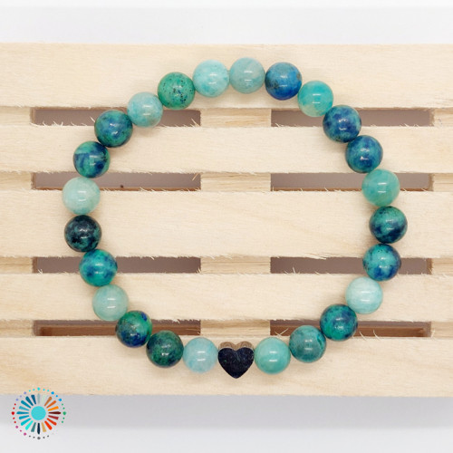 Náramek AMAZONIA lapis lazuli & amazonit