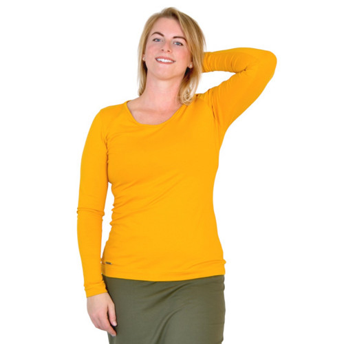 Bavlněné triko - CELIN / mango, vel. M,L