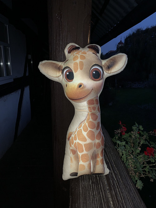 Polštář 3D - Žirafa — foto 1