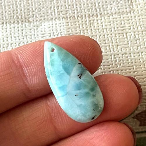 Larimar kabošon vrtaný mix tvarů / LA-3000 — foto 1