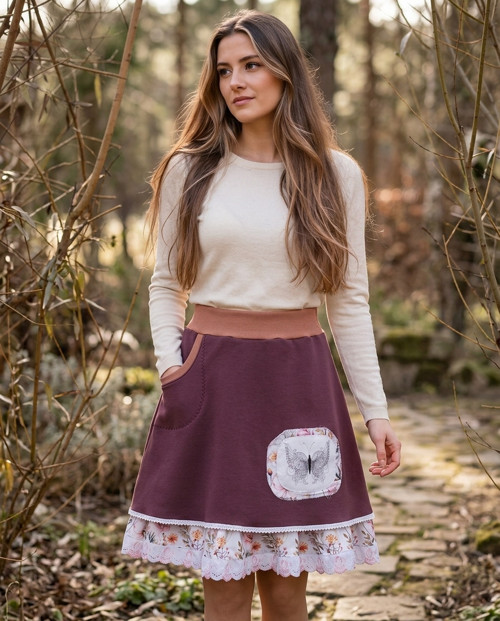 NĚŽNÁ (M/L) - teplá sukně